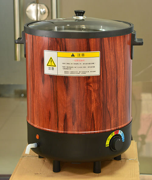 木纹色蒸饭器